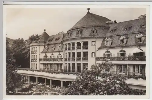 (18023) Foto AK Bad Kreuznach, Kurhaus Palasthotel 1936