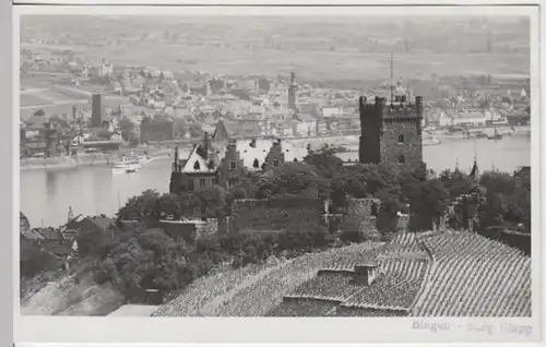 (18015) Foto AK Bingen (Rhein), Burg Klopp 1936