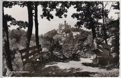 (16940) Foto AK Balduinstein, Schloss Schaumburg 1962