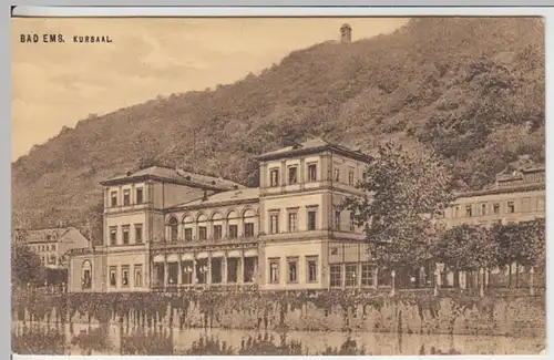 (16320) AK Bad Ems, Kursaal, vor 1945