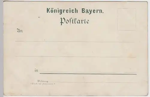 (15596) AK Gruß aus Kirchheimbolanden, Mehrbildkarte, Litho bis 1905