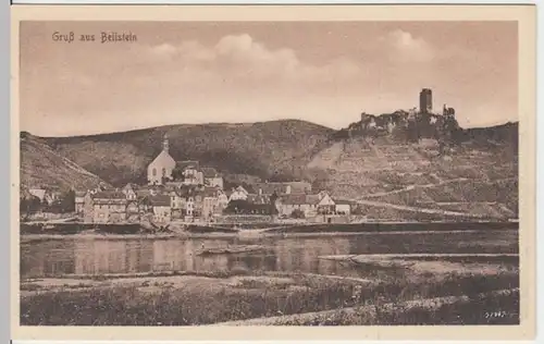 (14778) AK Gruß aus Beilstein, Mosel, Burg Metternich, vor 1945