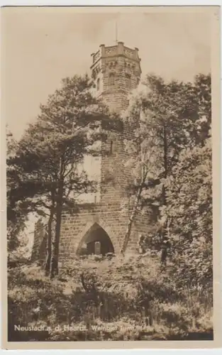 (13401) Foto AK Neustadt an der Haardt, Weinbiet Turm 1938