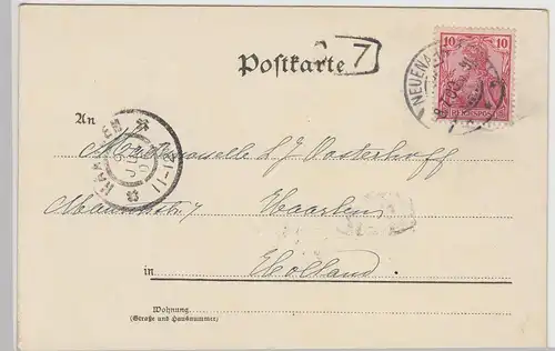 (114841) AK Gruss aus Bad Neuenahr, Mehrbildkarte 1900