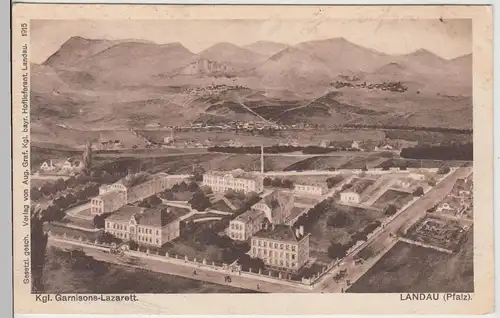 (113128) AK Landau (Pfalz), Kgl. Garnisons-Lazarett 1915