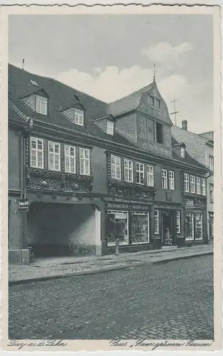 (113076) AK Diez a. Lahn, Haus >Zum grünen Baum< 1920er