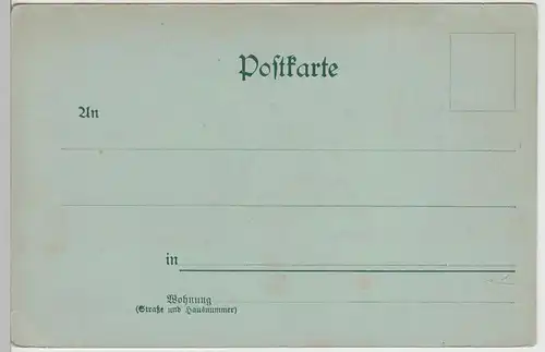 (112545) AK Gruß von der Madenburg, Rothenberg, Eschbach, Mondscheinkarte 1899