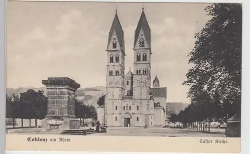 (111562) AK Koblenz, Kastorkirche, Castor Kirche, vor 1945