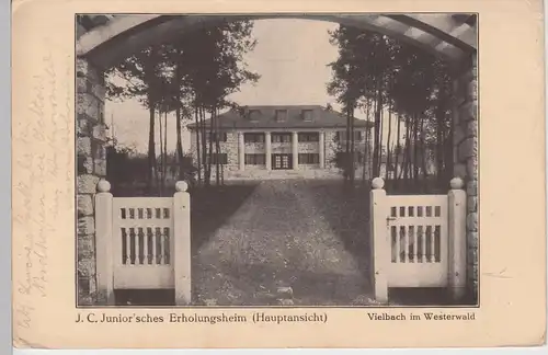 (109852) AK Vielbach, Westerwald, J. C. Juniorsches Erholungsheim 1916