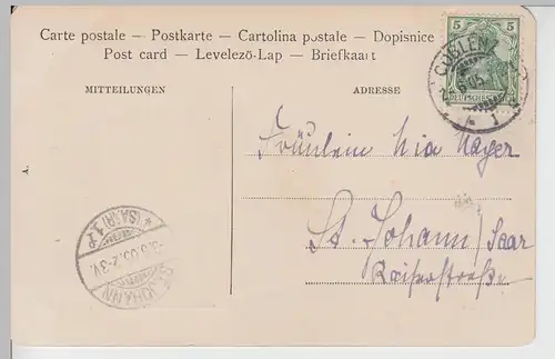 (109148) AK Ahrweiler, Kloster Kalvarienberg u. Pensionat, 1905