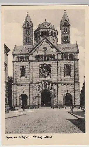 (108988) AK Speyer, Rhein, Dom, Portal 1940er