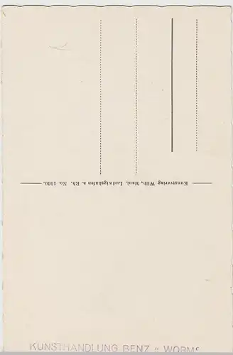 (108986) AK Worms, Lutherpförtchen, vor 1945