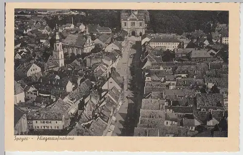 (107429) AK Speyer, Fliegeraufnahme, 1933-45