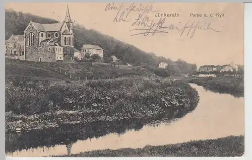 (106299) AK Jünkerath, Partie an der Kyll, 1914