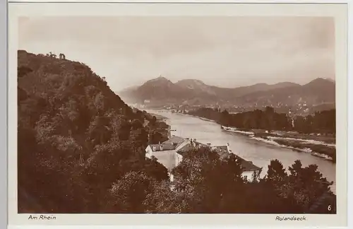 (104381) Foto AK Rolandseck am Rhein, 1920er