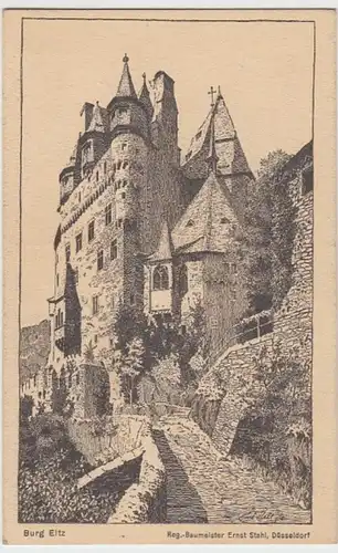 (10169) AK Burg Eltz vor 1945