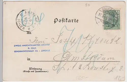 (100370) AK Gruß aus Arenberg, Werkstätte des Joseph, Lourdesgrotte 1901