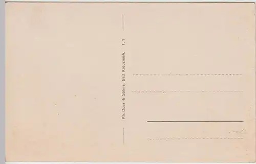 (100331) AK Bad Kreuznach, Panorama, vor 1945