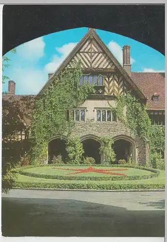(96328) AK Potsdam, Schloss Cecilienhof, Innenhof 1977