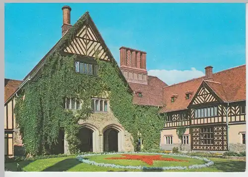 (96212) AK Potsdam, Schloss Cecilienhof, Innenhof 1976