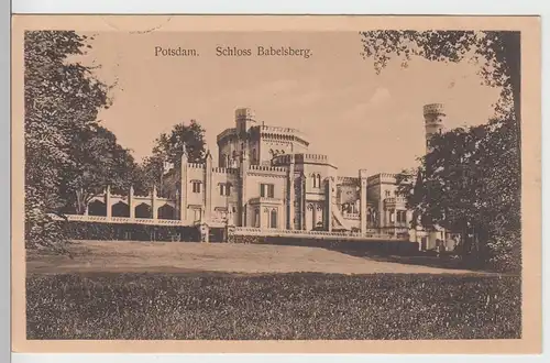 (88517) AK Potsdam, Schloss Babelsberg 1912