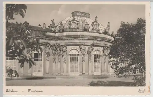 (73635) Foto AK Potsdam, Schloss Sanssouci 1942