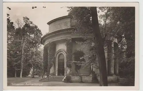(73631) Foto AK Potsdam, Sanssouci, Antikentempel, vor 1945