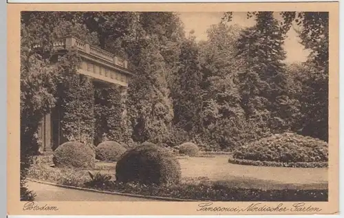 (6661) AK Potsdam, Sanssouci, Nordischer Garten, vor 1945
