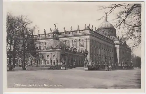 (51870) Foto AK Potsdam, Sanssouci, Neues Palais, 1930