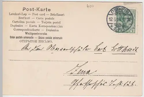 (51166) AK Potsdam, Neues Palais, Muschelsaal, 1904