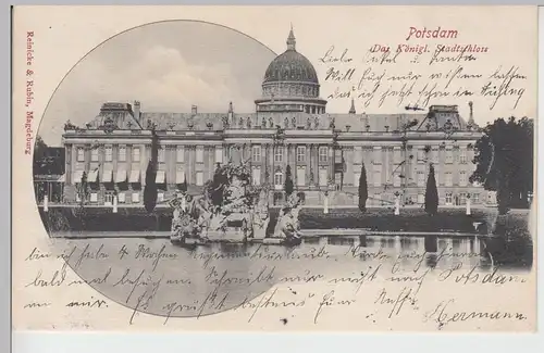 (105237) AK Potsdam, Stadtschloss 1901