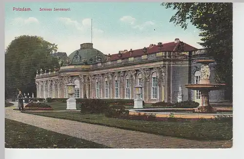 (105234) AK Potsdam, Schloss Sanssouci, vor 1945
