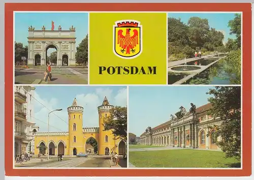 (100440) AK Potsdam, Mehrbildkarte, Marstall, Nauener Tor 1988