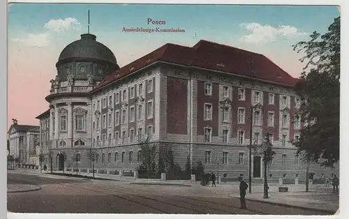 (82529) AK Posen, Poznan, Ansiedelungs-Komission, Feldpost 1917