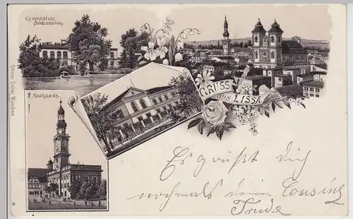 (114670) AK Gruss aus Lissa, Leszno, Mehrbild Litho 1905