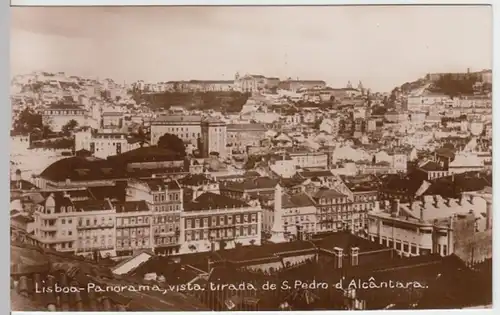 (8353) Foto AK Lissabon, Lisboa, Panorama