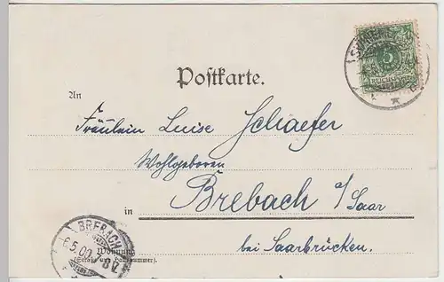 (31415) AK Swinemünde, Swinoujscie, Hafen, unterer Theil, 1900