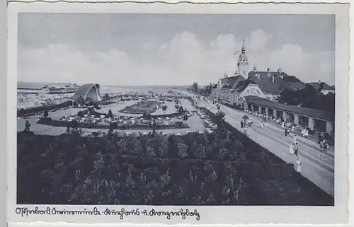 (31284) AK Swinemünde, Swinoujscie, Kurhaus u. Konzertplatz, vor 1945