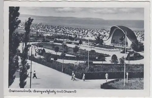 (31283) AK Swinemünde, Swinoujscie, Konzertplatz u. Strand, vor 1945