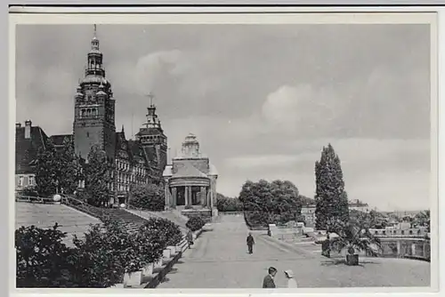 (30650) AK Stettin, Szczecin, Hakenterrasse, vor 1945