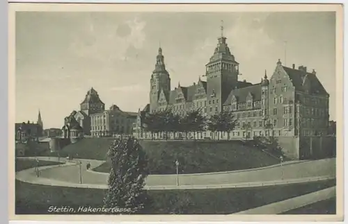 (26572) AK Stettin, Szczecin, Hakenterrasse 1930