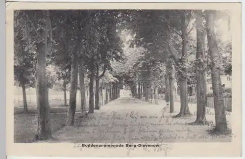 (16239) AK Berg-Dievenow, Dziwnow, Boddenpromenade 1927
