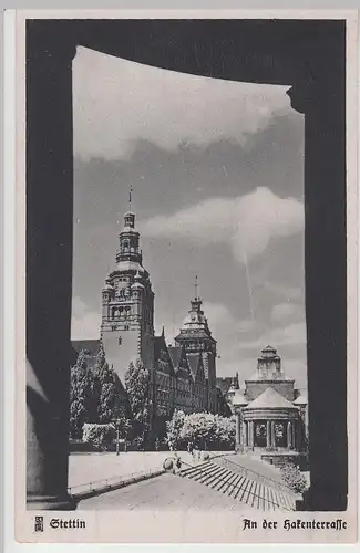 (106806) AK Stettin, Szczecin, An der Hakenterrasse, vor 1945