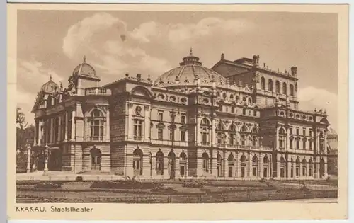 (6711) AK Krakau, Staatstheater 1942