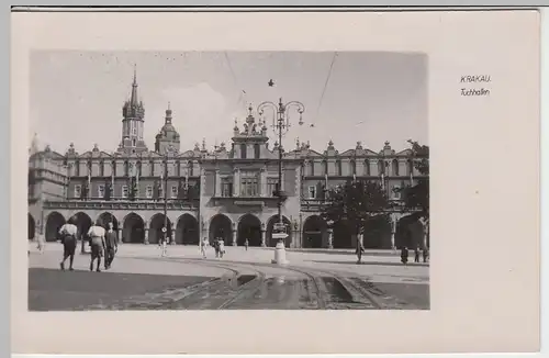 (42342) Foto AK Krakau, Krakow, Tuchhallen