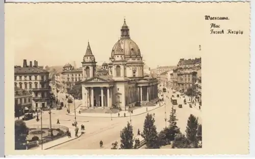 (3346) Foto AK Warschau, Warszawa, St. Alexanderkirche, vor 1945
