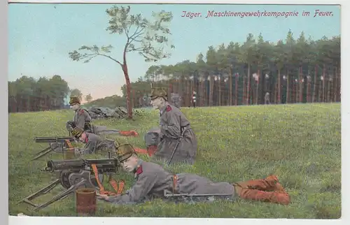 (93312) AK 1. WK, Maschinengewehrkompanie, Feldpost 1915