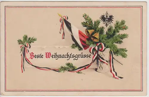 (114639) AK Deutscher Gruß, Beste Weihnachtsgrüße 1915