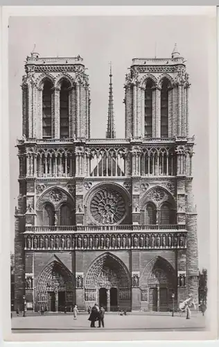 (9303) Foto AK Paris, Notre Dame, vor 1945