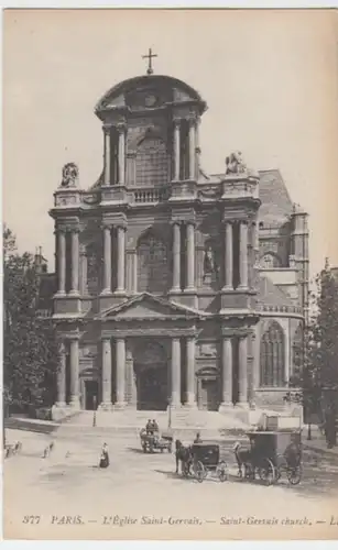 (2107) AK Paris, Kirche Saint-Gervais, vor 1945